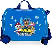[Pepe Jeans] Paw Patrol Always Heroic Children's Suitcase, Blue, 50 x 38 x 20 cm, Hard ABS Plastic, 34 L, 1.8 kg, 4 Wheels, Blue, única, Children's Suitcase, Blue, única, Children's Suitcase