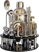 Bartender Kit with Stylish Bamboo Stand, 30 Piece Cocktail Shaker Set for Mixed Drink, Professional Stainless Steel Bar Tool Set - Cocktail Recipes