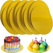 10 Pcs Cake Boards, Cake Boards 10 Inch Round, Food-Graded Cardboard Cake Rounds