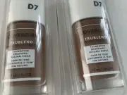 2 Covergirl TruBlend Liquid Makeup Foundation D7 Soft Sable