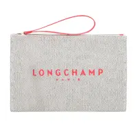 在飛比找momo購物網優惠-【LONGCHAMP】ESSENTIAL系列帆布LOGO字母