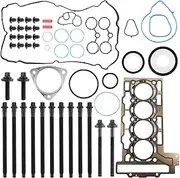 Carbhub Engine Head Gasket 1.20mm Thick Bolts Set Compatible with Mini Cooper R56 R56 Hatchback Turbo N14B16A Incl 2007-2012 Replaces 9815416 20606049609 HS26453PT ES72451 HBK827