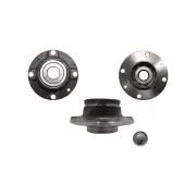 2x Rear Wheel Bearing Hub Ass for Peugeot 206 1.4 1.6 2.0L I4 DOHC 4v 1999-2007