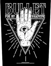 Bullet For My Valentine All Seeing Eye Patch (UK Size: One Size) (Black/White)