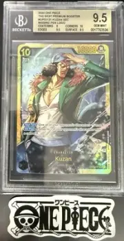 BGS 9.5 One Piece OP02-121 SEC Kuzan - English - Foil - PRB01 - Graded