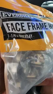 EVERBILT Overlay 1 1/4 Face Frame Hinge 10 Pack