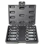 Torque Wrench Spanner 12 Point Adaptor Set 3/8 Drive Metric 10pc 10mm - 19mm
