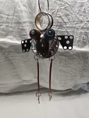 Handmade Yard Art Hanging Bird One Of A Kind Wind Chime
