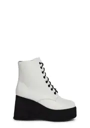 Daylight Club Platform Boots-White