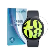 3 Pack MEZON Samsung Galaxy Watch6 (44 mm) Ultra Clear TPU Film Screen Protectors