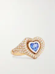 [Kamyen] Kamyen - Manaal 2.0 18-karat Gold, Diamond And Tanzanite Ring - Blue - 4 4 Blue