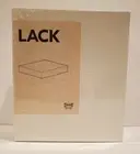Ikea Lack Floating Wall Shelf Pair White 30x26 cm 11 3/4 x 10 1/4 New Package