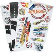 Paladone Hot Wheels Wall Stickers Officially Licensed Kids Room Wall Decals, Reusable Toy Car Track, Playroom Wall Sticker Decorations, Speedway Roads Bedroom Decor for Boys & Girls