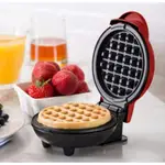 我最便宜 台灣秒出貨 MINI WAFFLE MAKER迷你鬆餅機 全自動家用電動迷你華夫餅機電煎烤餅鐺三明治早餐機