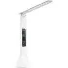 Multifunction LED Desk Lamp Hour Alarm Clock Calendar Temperature USB Adjustable