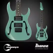 Ibanez PGMM21 miKro Paul Gilbert 3/4 Size Electric Guitar (Metallic Light Green)