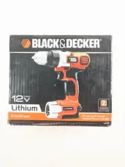 Black And Decker 12V Lithium Cordless Drill - New In Box