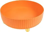 Ipetboom Cosmetic Storage Box Turntable Tray Rotating Cabinet Container Bins Kitchen Turntable Organizer Makeup Pallet Jewelry Case Organizer Makeup Container Makeup Lipstick Pp Orange