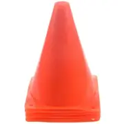7-Inch Plastic Cones (6-Pack) Multi- Cone Education Sports Training SocG2