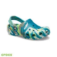 在飛比找momo購物網優惠-【Crocs】童鞋 大理石紋經典小童克駱格(206838-3