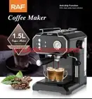 Espresso Coffee Machine Milk Frother 1.5L for Cappuccino and Caffe Latte 850W