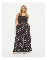 [Commonry] Zoe Pant in Bitter Chocolate Spot