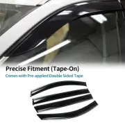 Window Deflectors for Toyota Sienna 2021 Side Window Vent Visors Black 1 Set