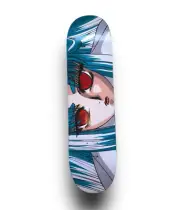 Hook-Ups Mika Skateboard Deck 8” Board Rare Jeremy Klein Anime Birdhouse Japan