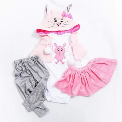 Reborn Baby Dolls Clothes for Girl Reborn Doll 22-24 Inch Accessories Outfit New