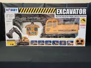 HOBBY ENGINE R/C Excavator 2.4 GHZ 1:12 SCALE Engineering Vehicle NEW IN BOX