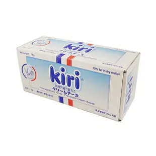 《AJ歐美食鋪》冷藏 法國 頂級 KIRI 奶油乳酪 1KG 奶油乳酪 全脂軟乾酪