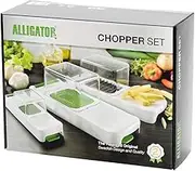 Alligator Chopper Set in White