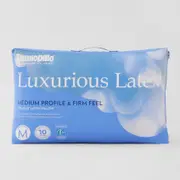 Dunlopillo® Luxurious Latex Medium Profile Firm Feel Pillow in White Material: Cotton @Sheridan Rewards