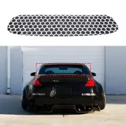 Honeycomb Style Tail Glass Window Sticker Decals Vinyl For Nissan 350Z 2003-2006