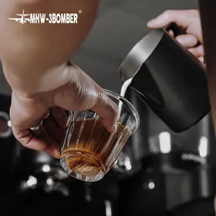 Mhw-3bomber - 200ml 透明萊特杯玻璃咖啡杯 Espresso Art Latte Cups 卡布奇諾杯