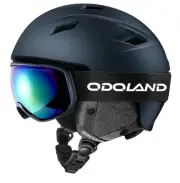 Odoland Ski Helmet and Goggles Set, Snowboard Helmet Glasses for Men, Women &...