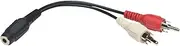 TRIPP LITE P316-06N 6-Inch 3.5mm Mini Stereo to Two RCA Audio Y Splitter Adapter Cable
