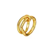 Nevenka Minimalist Twist Knot Ring For Ladies Couple