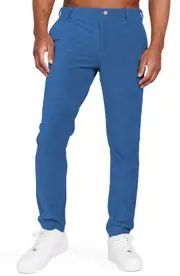 Redvanly Collins Corduory Golf Pants in Bashful Blue at Nordstrom, Size Medium