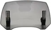 Windscreens & Parts For KAWASAKI Universal Motorcycle Windshield Extension Adjustable Spoiler Clamp-On Windscreen Wind Deflector Screen (Color : Light Smoke)