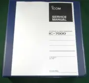 Icom IC-7000 Service Manual: w/ all Service Addendums & Color 11X17 Foldouts