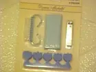 Donna Michelle My First Pedicure Set 5 Pc Blue Clippers Pumice Toe Guards New