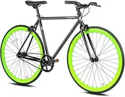 [AVASTA] Single-Speed Fixed Gear Urban Commuter Bike,Multiple Sizes, Multiple Colors