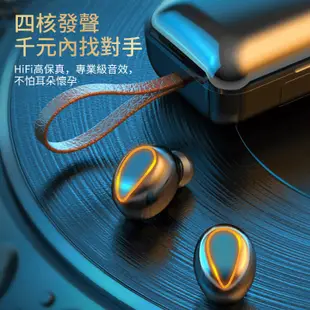 真無線耳機 藍芽5.0雙耳無線 F10 Pro藍芽耳機 藍牙耳機 台灣現貨 大容量充電倉蘋果安卓都可用