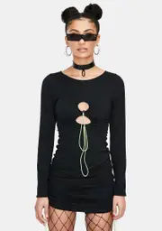 [Ivy Berlin] Brittney Cut-Out Mini Dress