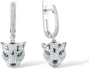 [Santuzza] Sterling Silver Hypoallergenic Panther Earrings for Women