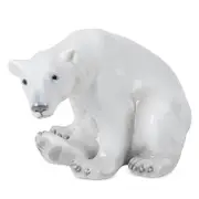 Royal Copenhagen Polar Bear Sitting Figurine