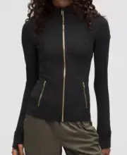 LULULEMON DEFINE JACKET NULU~BLACK~GOLD/GOLD~0-2 4 6 8~10-12~14 NWT~USPS SHIP