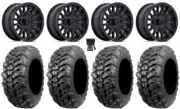 MSA Creed 15" Wheels Black 28" Sniper 920 Tires RZR XP 1000 / PRO XP