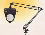 Deluxe Swiveling Clamp-On Desk Magnifier Lamp 2x